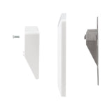 Logilink Keystone Faceplate For 2 Modules, Projecting, Up 50, Blanco Puro