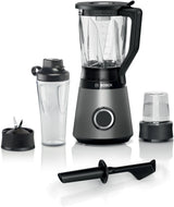 EAN 4242005319275 - Bosch Serie 4 MMB6177S licuadora 1,5 L Batidora de vaso 1200 W Negro, Plata imagen 1