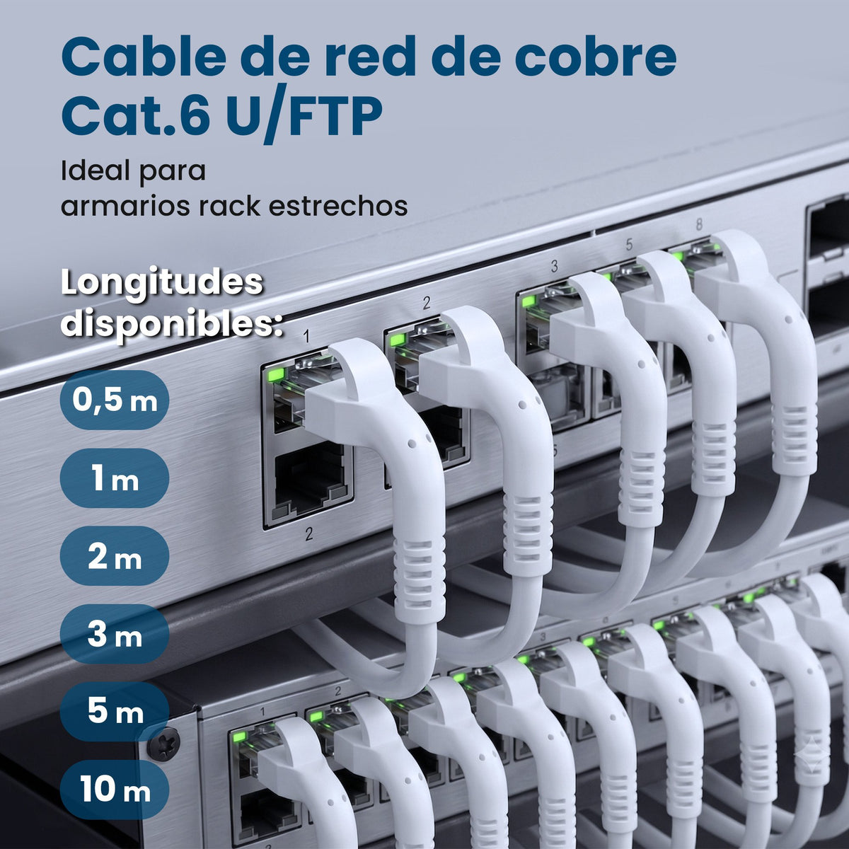 EAN 5906168638923 - Extralink Kat.6 U/FTP 2m 1Gbps Biały | Patchcord LAN | Miedź Kabel sieciowy skrętka, łamana końcówka (EX. imagen 20