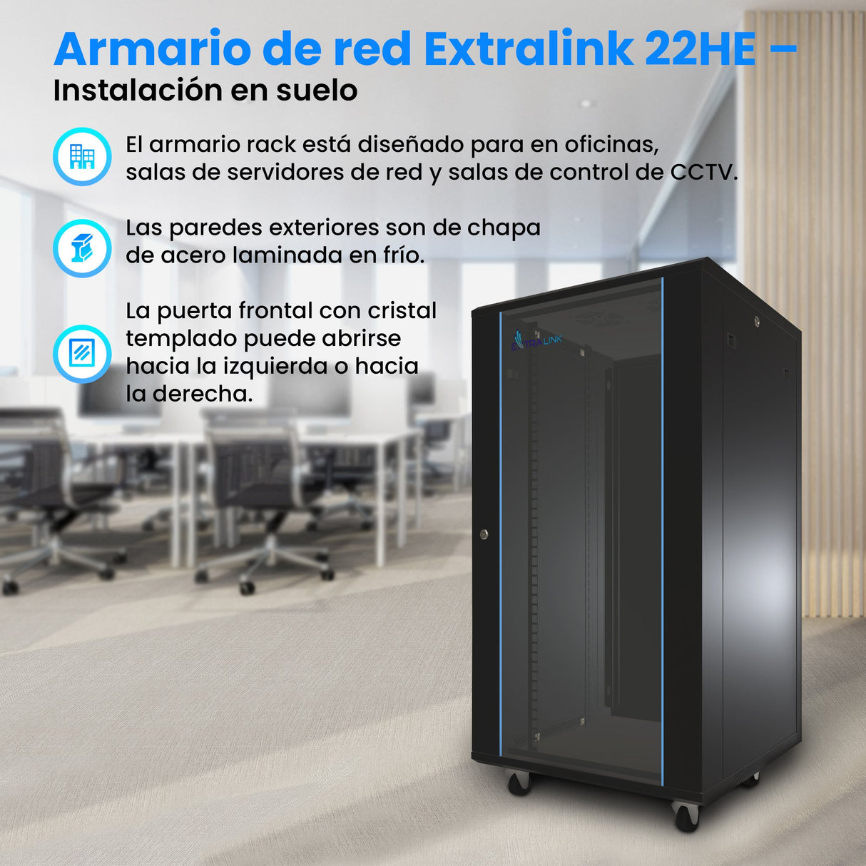 EAN 5903148914398 - Extralink EX.14398 armario rack Rack o bastidor independiente imagen 11