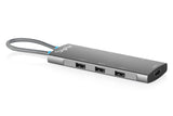 Digitus Usb-C Docking Station, 8-Port, Hdmi, Usb, Pd