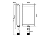 Delock 88904 Antena Wlan 802.11 Ac/A/H/B/G/N Macho Rp-Sma 7,5 - 10 Dbi Direccional Con Unión De Inclinación Negro