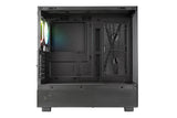 Caja Abysm Danube Sava H400 Black Atx, Itx, Micro Atx - Lateral Y Frontal Cristal Templado - 3.5" Y 2.5" - Usb-A,