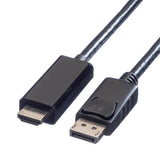 EAN 7611990145249 - VALUE 11.99.5785 adaptador de cable de vídeo 1 m DisplayPort Negro imagen 1