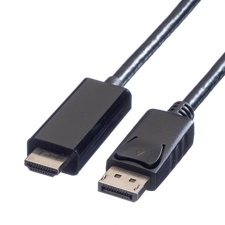 EAN 7611990145249 - VALUE 11.99.5785 adaptador de cable de vídeo 1 m DisplayPort Negro imagen 1