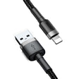 EAN 6953156296305 - Baseus CALKLF-RG1 cable de conector Lightning 3 m Gris, Negro imagen 1