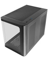 Caja Minitorre Microatx Mc-Fusionm Negro Mars Gaming Bahías Int.:2x3'5, 3x2'5/ 1xusb3.0/ 2xusb2.0/ Audio In/Out