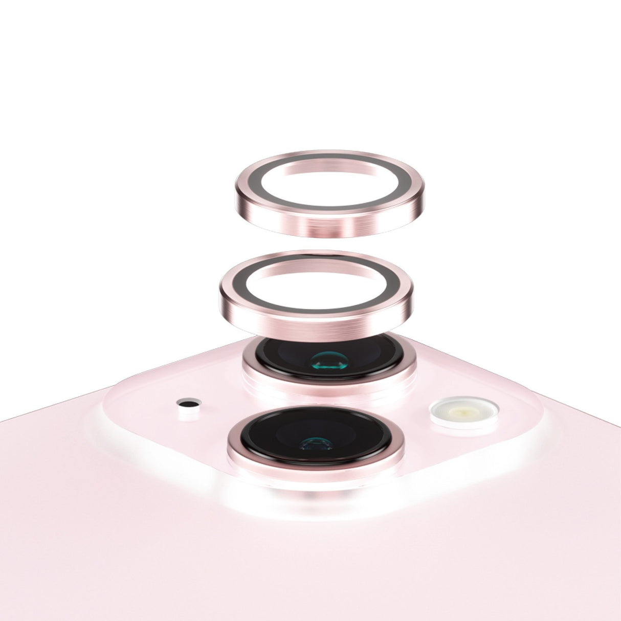 EAN 5711724011924 - PanzerGlass ® Hoops® Camera Lens Protector Pink iPhone 15 | 15 Plus Protector de pantalla Apple 1 pieza(s imagen 1