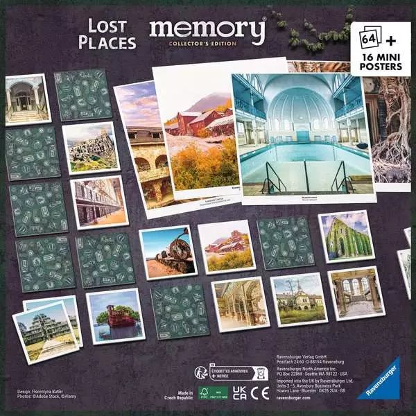 La Memoria De Ravensburger Collector Perdió Lugares, Juego De Memoria 23499