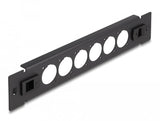 Delock Panel De Conexión Tipo-D De 10?, 6 Puertos, Sin Herramientas, Negro