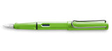 Lamy Pluma Estilográfica Safari 013m Punta Media Tinta Azul Color Verde
