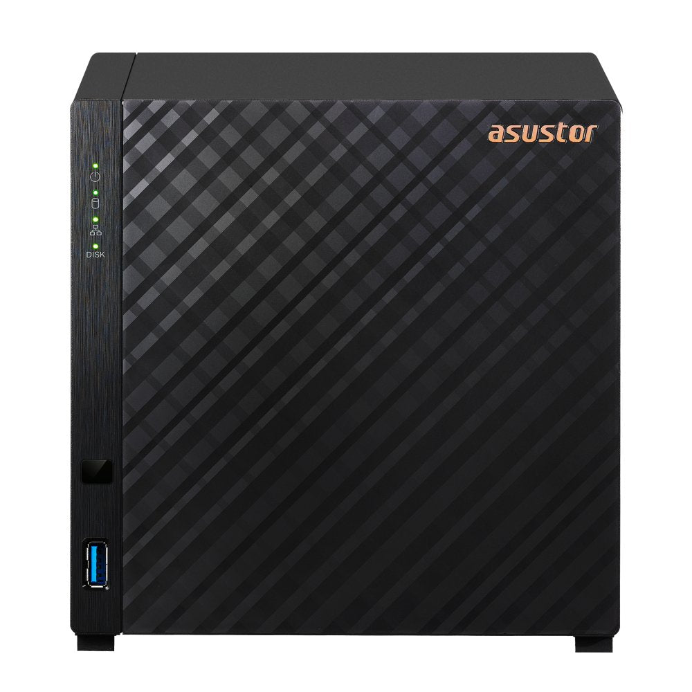 Nas Asustor As104t 0/4hdd Rtd1296 4x1.4ghz, 1gb D4, 1x 2.5g Lan,2xusb