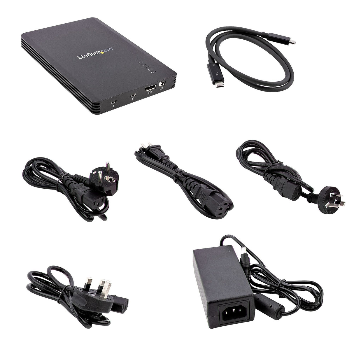 Caja Externa Disco Startech Caja Thunderbolt 3 De 4 Bahías Nvme M.2 Para Ssd Displayport  2 Thunderbolt 3, 40gbps,72w