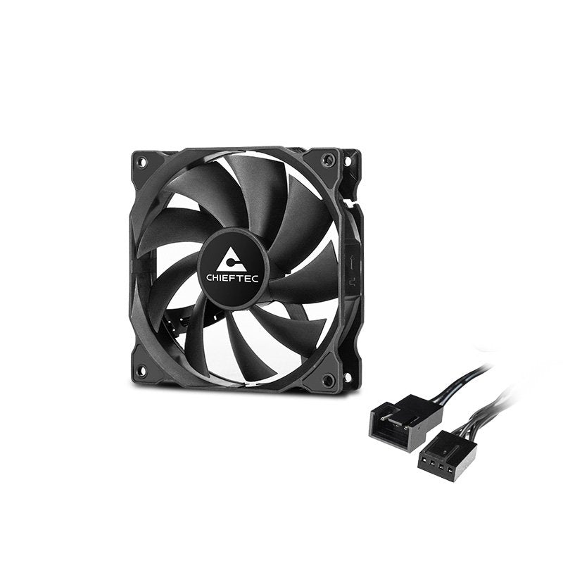 EAN 0753263078650 - Chieftec ZF-1225PWM sistema de refrigeración para ordenador Carcasa del ordenador Ventilador 12 cm Negro  imagen 2