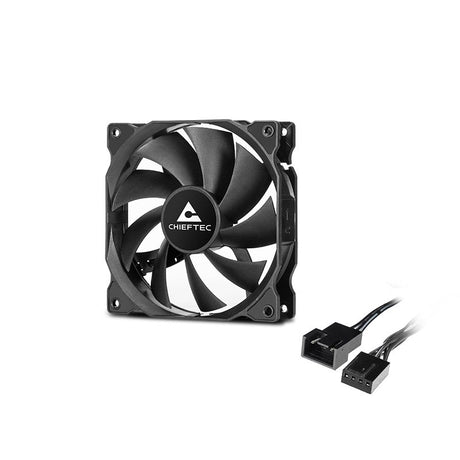 EAN 0753263078650 - Chieftec ZF-1225PWM sistema de refrigeración para ordenador Carcasa del ordenador Ventilador 12 cm Negro  imagen 2