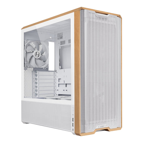 EAN 4718466015860 - Lian Li Lancool LAN217W carcasa de ordenador Midi Tower Blanco, Madera imagen 1