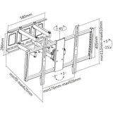 EAN 0766623461221 - Manhattan 461221 soporte para monitor 2,54 m (100") Negro imagen 13