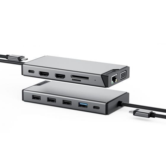 Alogic Dv3 Alámbrico Usb 3.2 Gen 1 (3.1 Gen 1) Type-C Plata