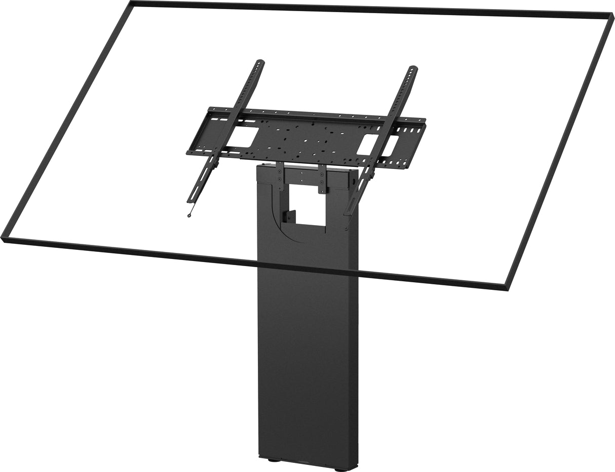 Soporte A Suelo Ajustable Manualmente En Altura Para Pantallas Grandes De Vision Garanta Durante Toda La Vida Til Del Producto De Alta Resistencia Apto Para Pantallas De Hasta 100" Con Tamaos Vesa De Hasta 800 X 600 Se Fija A La Pared Y Tra