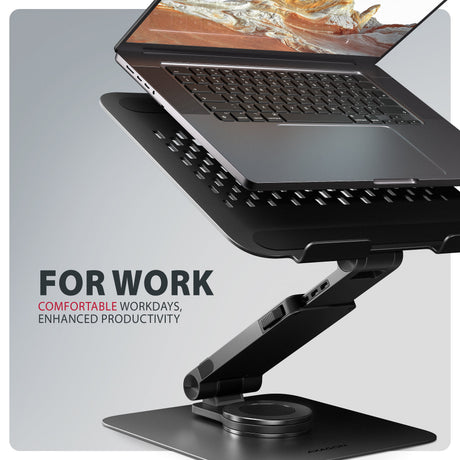 EAN 8595247909206 - Axagon STND-LRB Laptop-Ständer, 360° drehbar, Doppelgelenk, verlängerbar Soporte para ordenador portátil  imagen 6