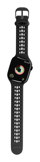 Decoded Silicone Ares O Strap For Apple Watch 40/42mm Black