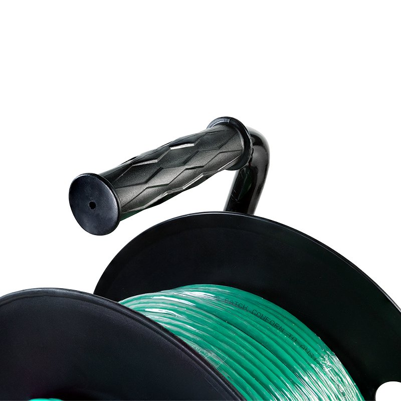 Carrete De 80m Cable Cat6a Conector Cat6a Verde Logilink