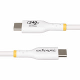 Startech.Com 1m Usb C Charging Cable, Usb-If Certified Usb-C Cable, 240w - Usb Typ-C-Cable - 24 Pin Usb-C Zu 24 Pin Usb-
