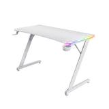 Mesa Gaming Gxt 709w Luminus Blanco Trust Máximo 150kg/ 120 X 60 X 74cm/ Control De Iluminación