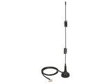 Delock Antena Lte Macho Ts-9 90° 2 - 3 Dbi Omnidireccional Fija Con Base Magnética Y Cable De Conexión Rg-174 50 Cm Para Exteriores Negro