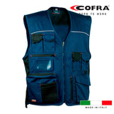 Chaleco Expert Azul Marino Negro Cofra Talla 52