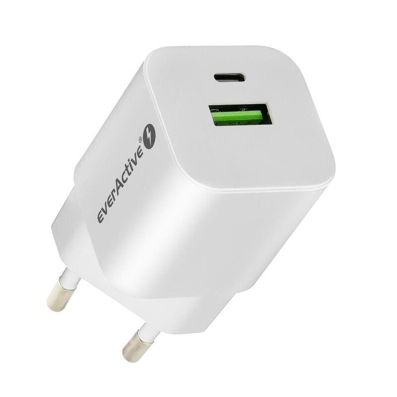 Charger Usb/Usb-C Qc3.0 30w White