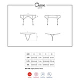 Obsessive Charms Garter Belt S/M