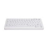 Cherry Ak-C4110 Teclado (Aleman) Higiénico Desinfectable En Diseño De Cuaderno Blanco