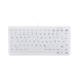 Cherry Ak-C4110 Teclado (Aleman) Higiénico Desinfectable En Diseño De Cuaderno Blanco