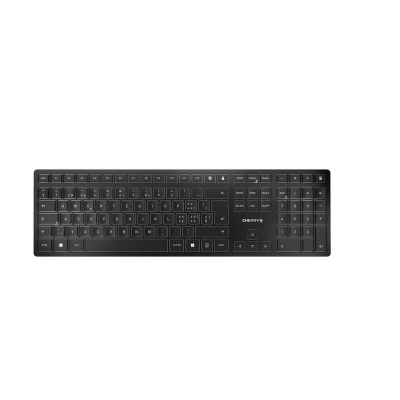 Cherry Tas Kw 9100 Slim Wireless Ch-Layout Negro Plata