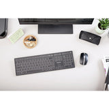 Cherry Tas Kw 9100 Slim Wireless Ch-Layout Negro Plata