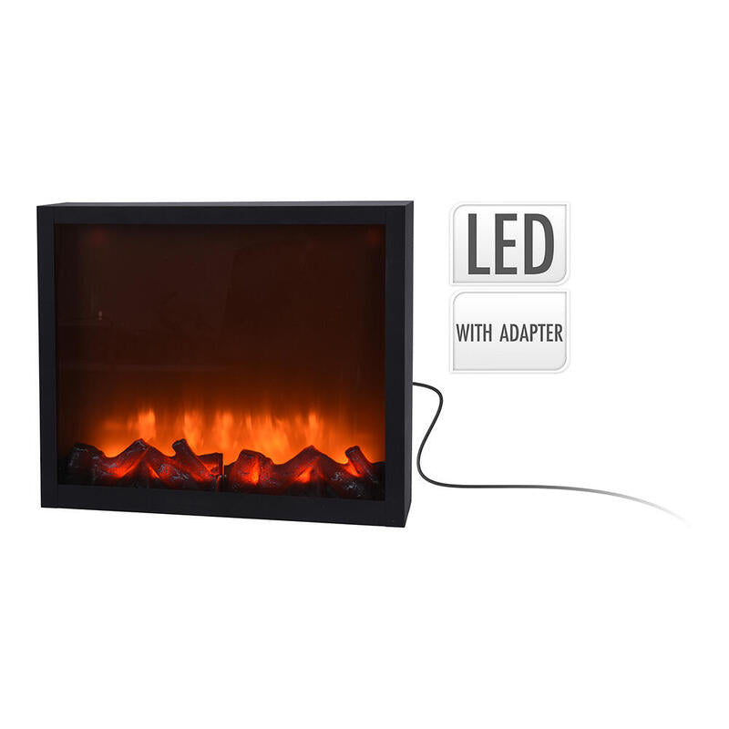 Chimenea De Led 41x10x25cm