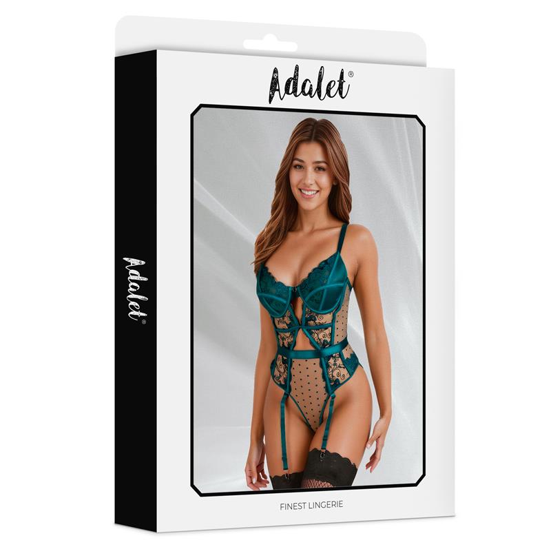 Chloe Teddy Con Liguero Verde Talla (Interno):S/M