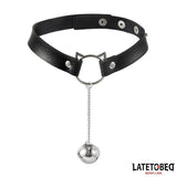 Choker Con Aro Con Orejitas Y Cascabel