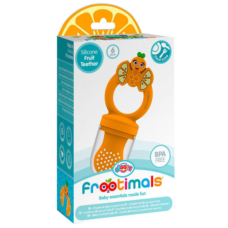 Chupete Silicona Para Fruta Orangiefly Frootimals