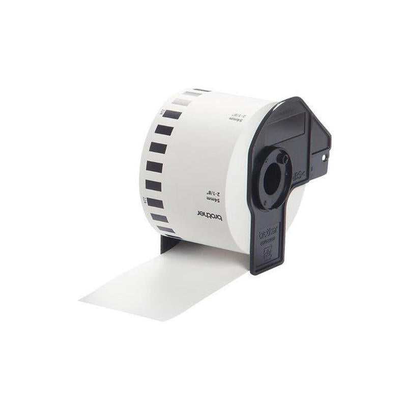 Cinta Compatible Blanca Brother Papel 54mm*30,48m Para Ql1000 / 1050 / 1060