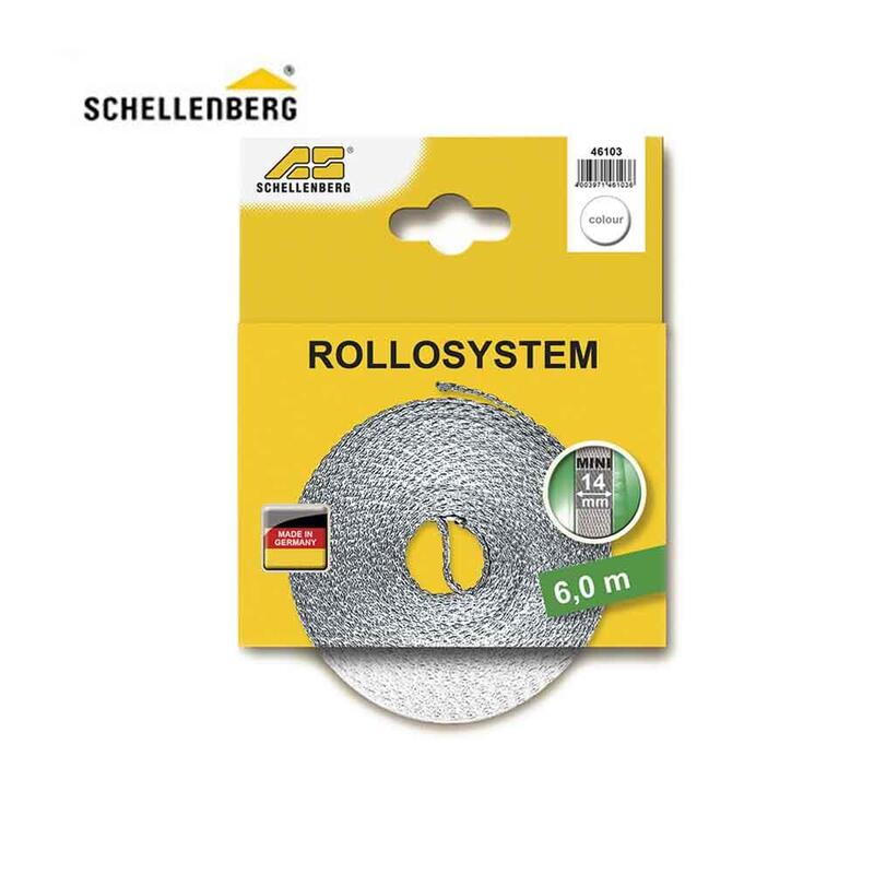 Cinta De Persiana 14mm X 6m Blanca Schellenberg