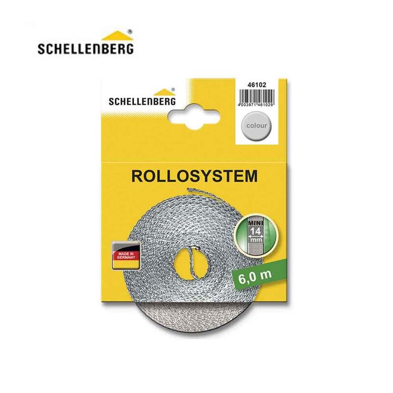 Cinta De Persiana 14mm X 6m Gris Schellenberg