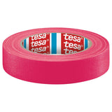 Cinta De Tela Tesaband, 25m X 19mm, Rosa Neón