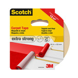 Cinta Doble Cara Extrafuerte Para Alfombras Y Vinilos 50 Mm X 20 M