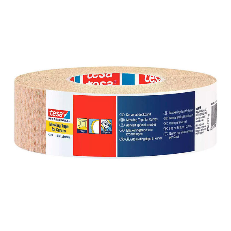 Cinta Para Curvas. 50m X 50mm 4319 Tesa