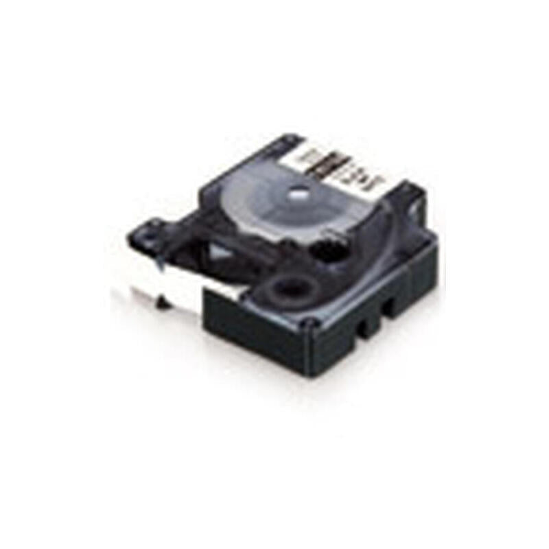 Cinta Rotuladora Adhesiva De Plástico Dymo 18444 Para Rhino Labels 12mm X 5m Negra-Blanca