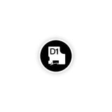 Cinta Rotuladora Autoadhesiva Dymo D1 12mm X 7 Metros De Longitud Para Rotuladoras Label Manager, Negro Sobre Rojo