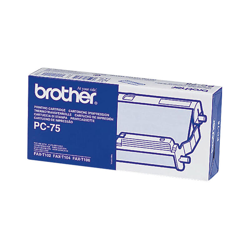 Cinta Termica Brother Pc75 A4 144 Paginas Fax T104 T106/ 1 Paquete