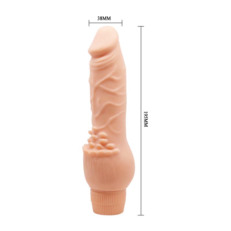 Baile - Barbara Vibrador Realístico 19.5 Cm Natural